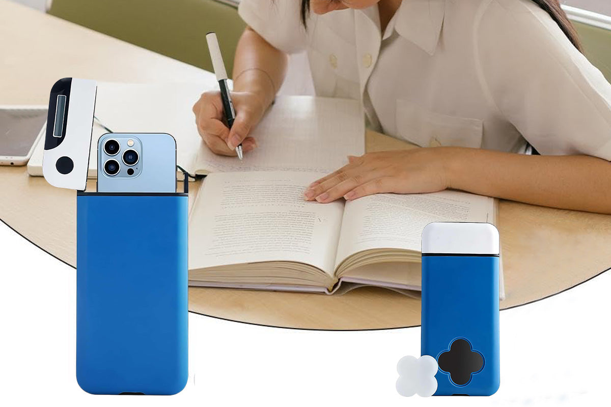 Self-Discipline Timer Lock Box for Smartphones - Navy