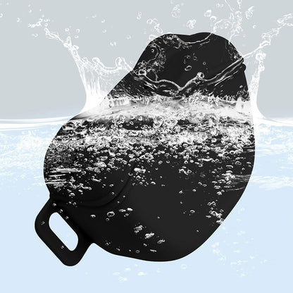 Dog Treat Pouch With Training Clicker Pet Silicone Training Treat Bag Pouch-Black