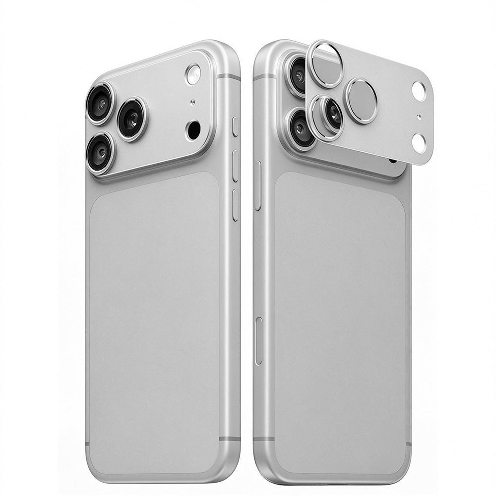Aluminum Hollow Camera Lens Protector for iPhone 18 Pro Max - Silver