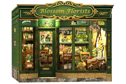 DIY Miniature House Kit Tiny House Kit for Adults to Build for Family Friends-?Flower?Cottage