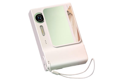 4K Digital Camera 2.4 Inch  1080P 48MP Entry Level Students Camera with 8 Times Zoom Built-in Music Games for Teens Christmas Gift-White