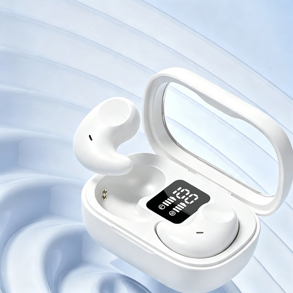 Sleep Earbuds Bluetooth 5.3 In Ear Headphones for Sleeping - White