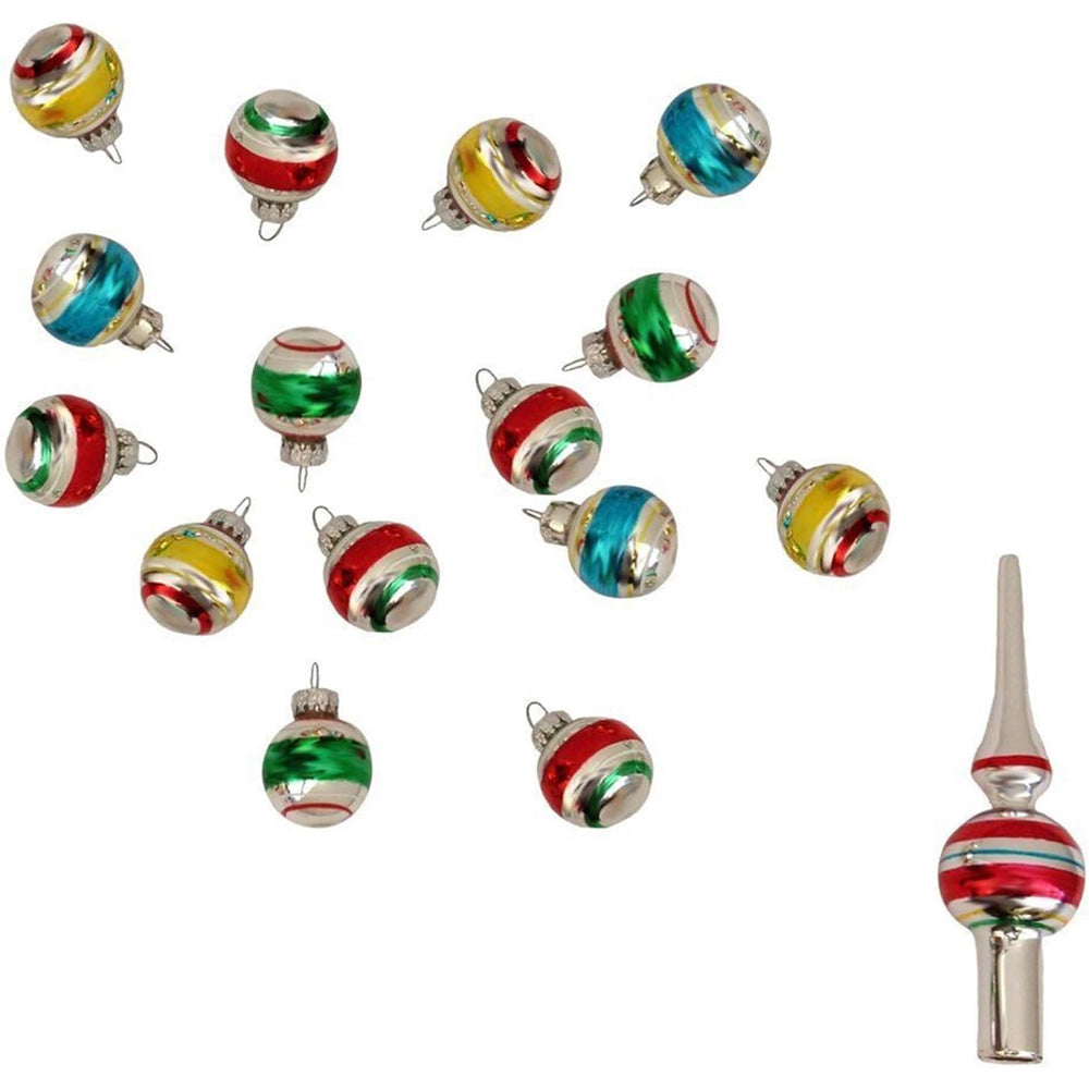 Glass Painted Christmas Ornaments Christmas Tree Hanging Decorations-Style 3