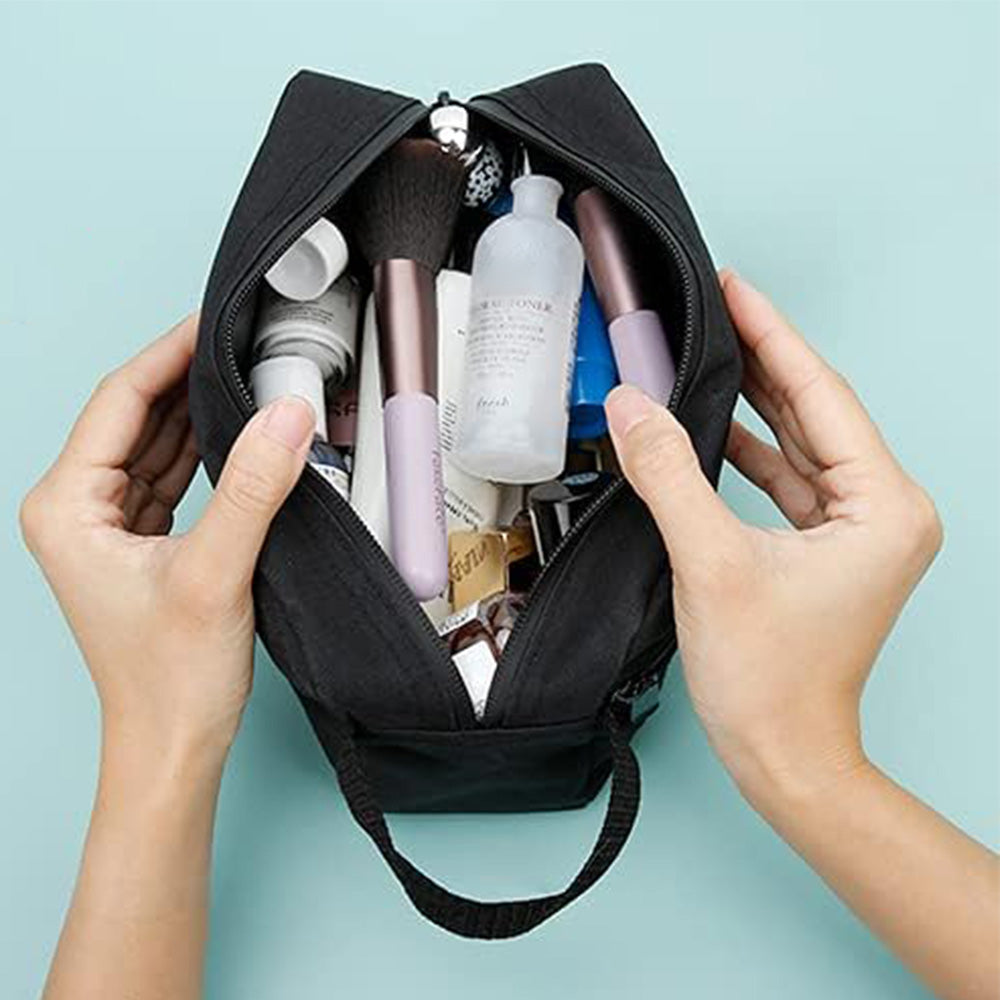 Travel Toiletry Bag Cosmetic Organizer for Women Men-Black