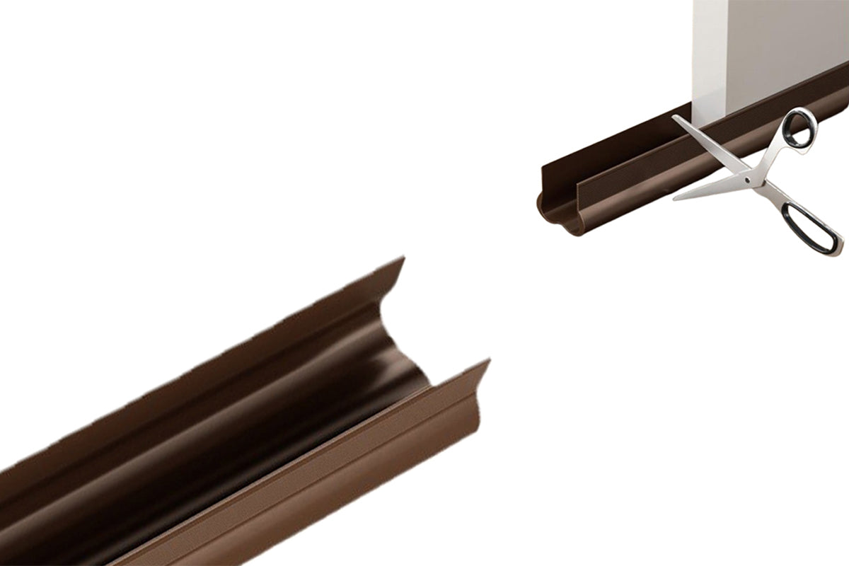 93CM Under Door Seal Door Draft Stopper - Brown