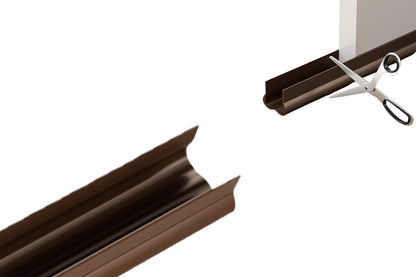 93CM Under Door Seal Door Draft Stopper - Brown