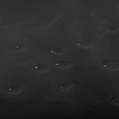 Reusable Unisex Raincoat Non-Disposable Raincoat Waterproof Hooded Poncho Black