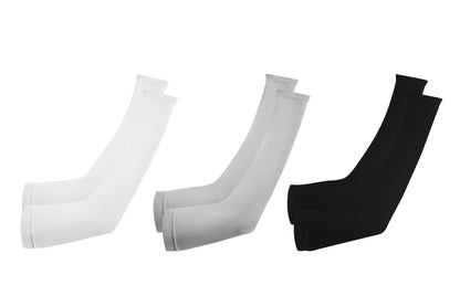 3 Pair 40cm Straight Nylon Spandex Cooling Arm Sleeves