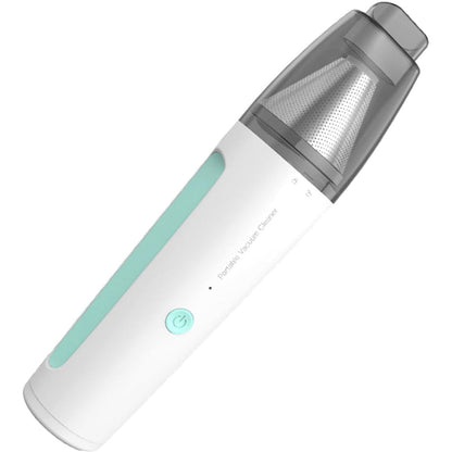 Cordless Handheld Vacuum Cleaner Car Suction-Blow Dust Collector Green