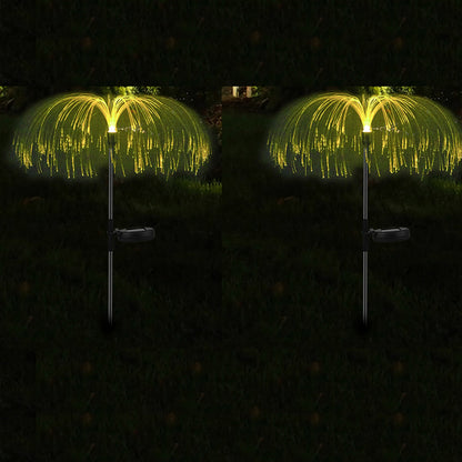 Solar Pathway Lights 4Pcs Solar Ground Lights Outdoor Garden Decor Lamp -Warm White