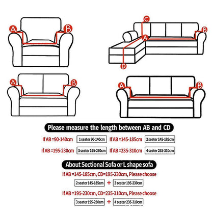 Christmas Elastic Sofa Cover Couch Slipcover Sofa Protector Style 3