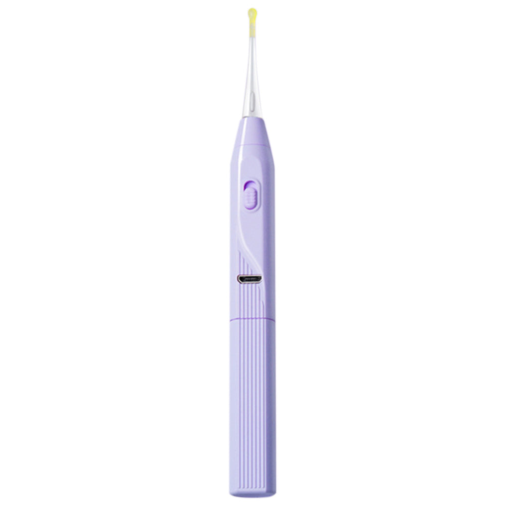 LED Lighted Ear Cleaner Kit USB Rechargeable Ear Wax Removal Tool Purple