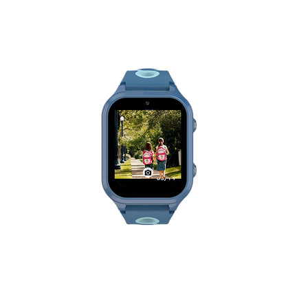 4G Smart Watch For Kids Water-resistant Video Call Positioning Alarm HD Touchscreen Smartwatch-Blue