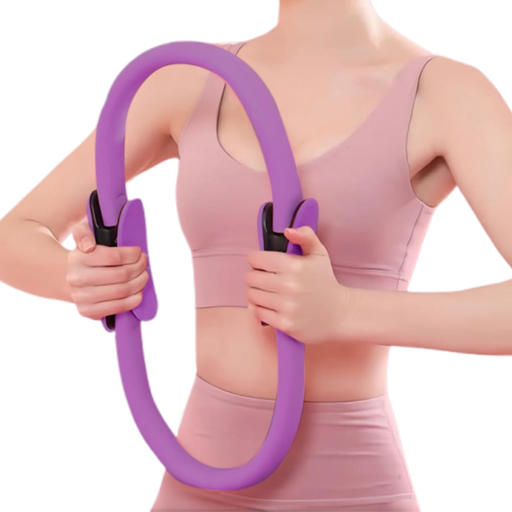 Yoga Set Pilates Essentials Kit For Women With Pilates Ring And Ball -Purple