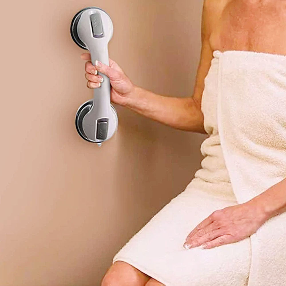 Grab Bars for Showers Suction Cup Handle Bathroom Grab Bar for Seniors Elderly Handicap Children Green