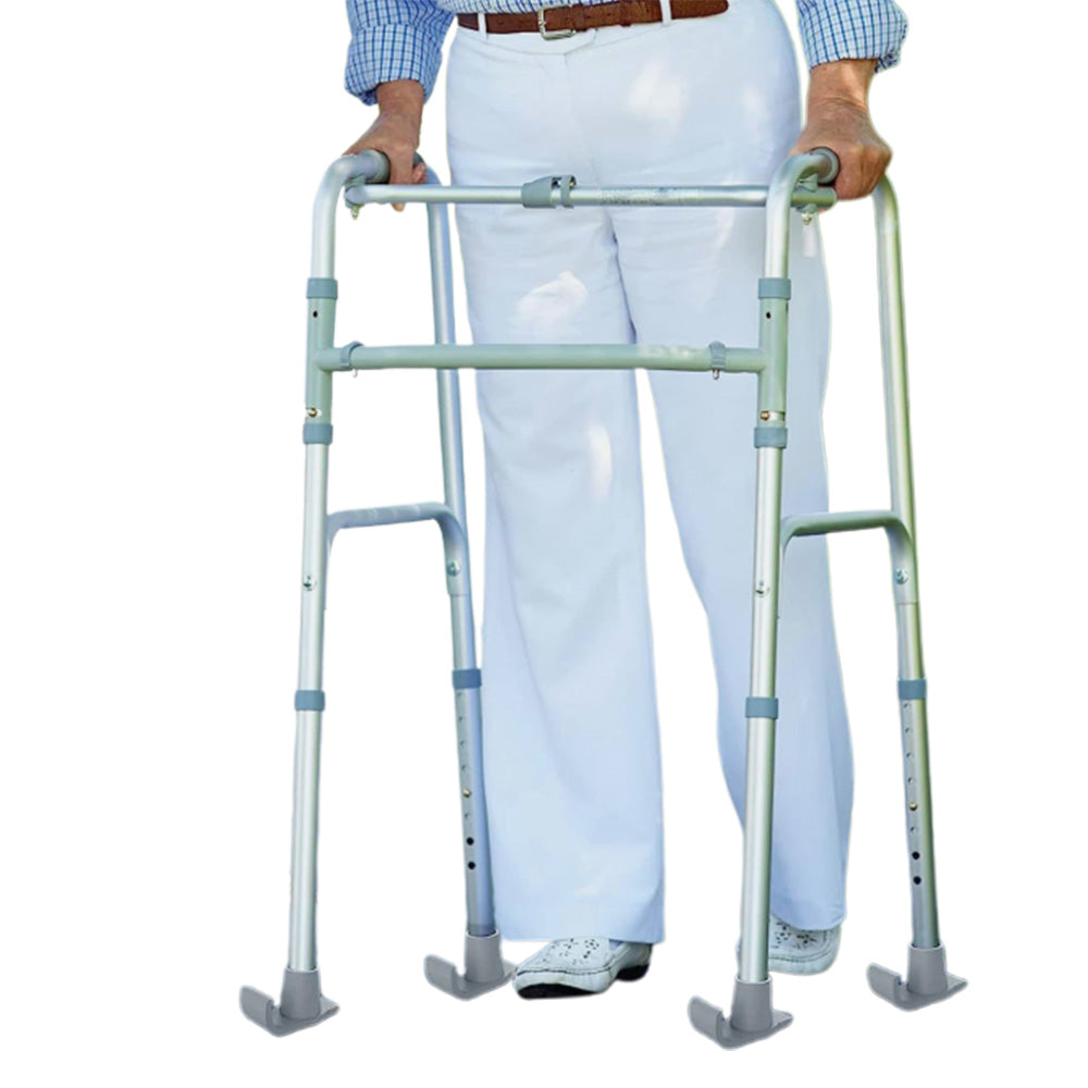 4Pcs Walker Ski Glides for Standard Walkers Anti-Friction TPR Universal Walker Accessories for Indoor Use Grey