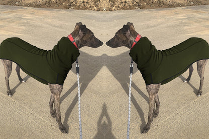 Dog Jumper Fleece Vest Sweater Stretch Sweatshirt - Green