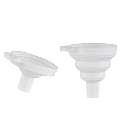 2 Pack 500ml Square Glass Syrup Soap Dispenser Bottles with Funnel - Gold