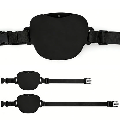 Dog Treat Pouch With Training Clicker Pet Silicone Training Treat Bag Pouch-Black