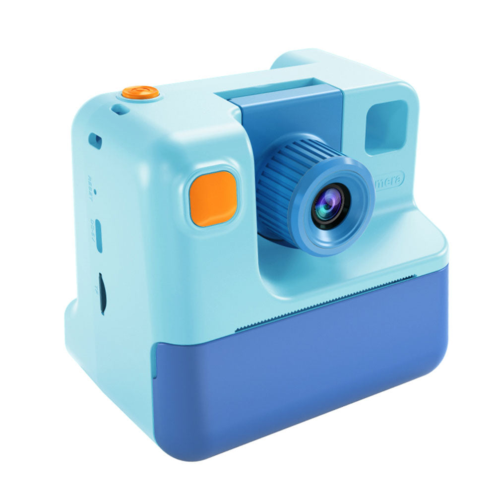 1080P Kids Instant Print Camera Digital Video Cameras with Print Papers and 32GB TF Card Blue
