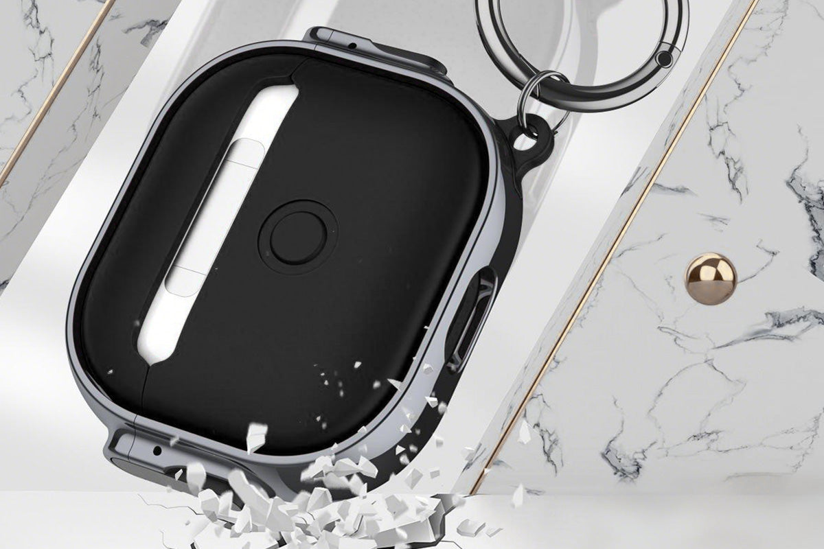 Shockproof Armor Protective Case for AirPods 4th Generation -Black