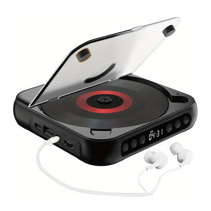 Compact Bluetooth CD Player with USB and MP3 Support-Black