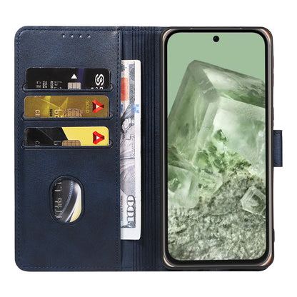 Wallet Case for Pixel 10 and 10 Pro Holder Snap-Lock Flip Cover-Blue