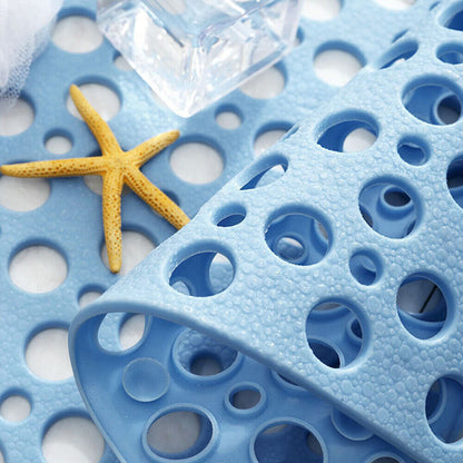 Anti-Slip Bath Mat Suction Shower Mats Bathroom Bathtub Floor Blue