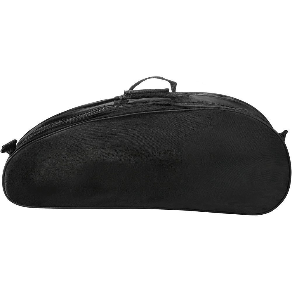 Badminton Bag for 4 to 6 Rackets with Shoe Compartment - Black