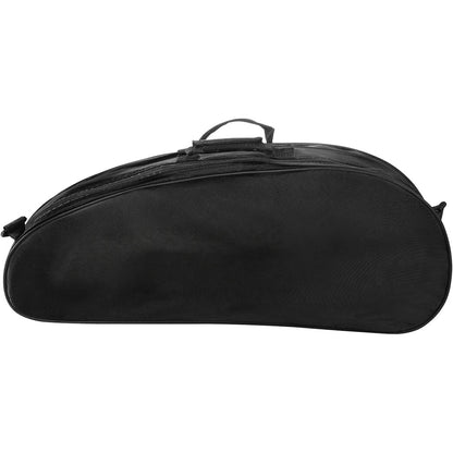 Badminton Bag for 4 to 6 Rackets with Shoe Compartment - Black