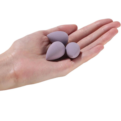 Makeup Sponge Set with Case Triangle Puff for Liquid Cream Powder-15 Piece Set