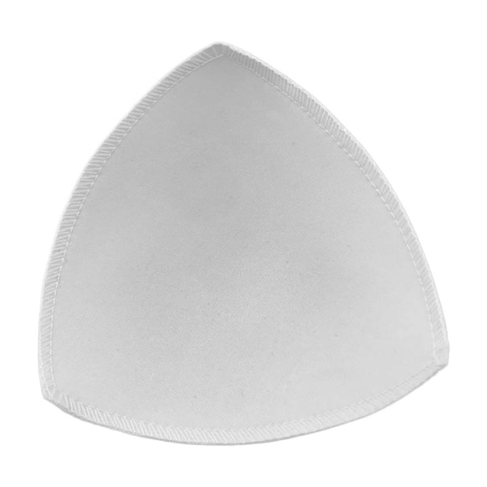 4 Pairs Triangle Replacement Foam Bra Pad Inserts - White