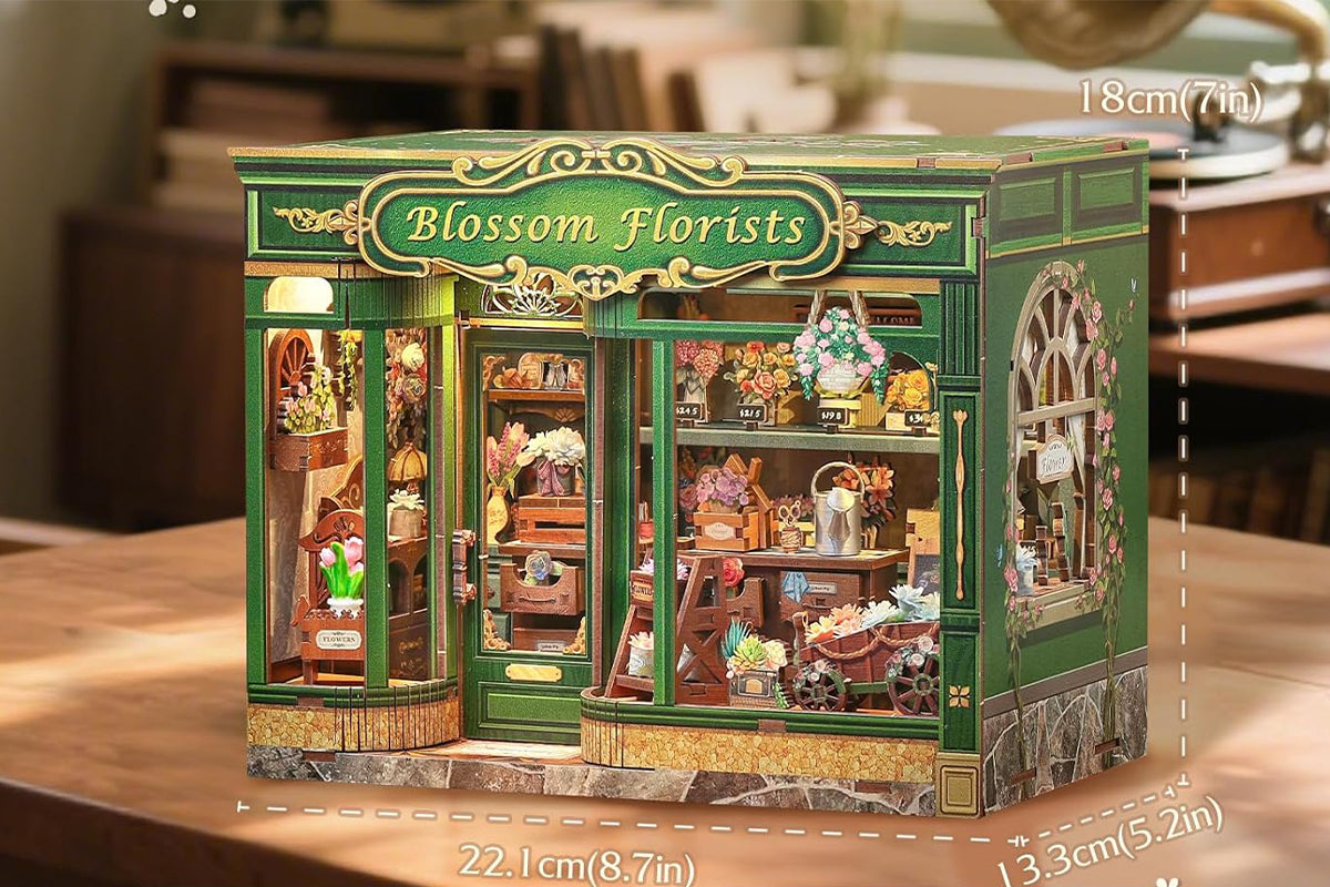 DIY Miniature House Kit Tiny House Kit for Adults to Build for Family Friends-?Flower?Cottage