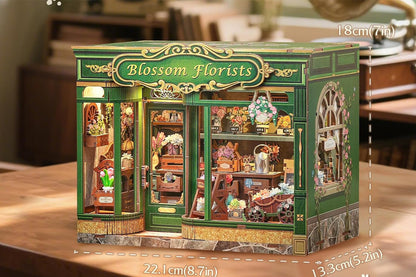 DIY Miniature House Kit Tiny House Kit for Adults to Build for Family Friends-?Flower?Cottage