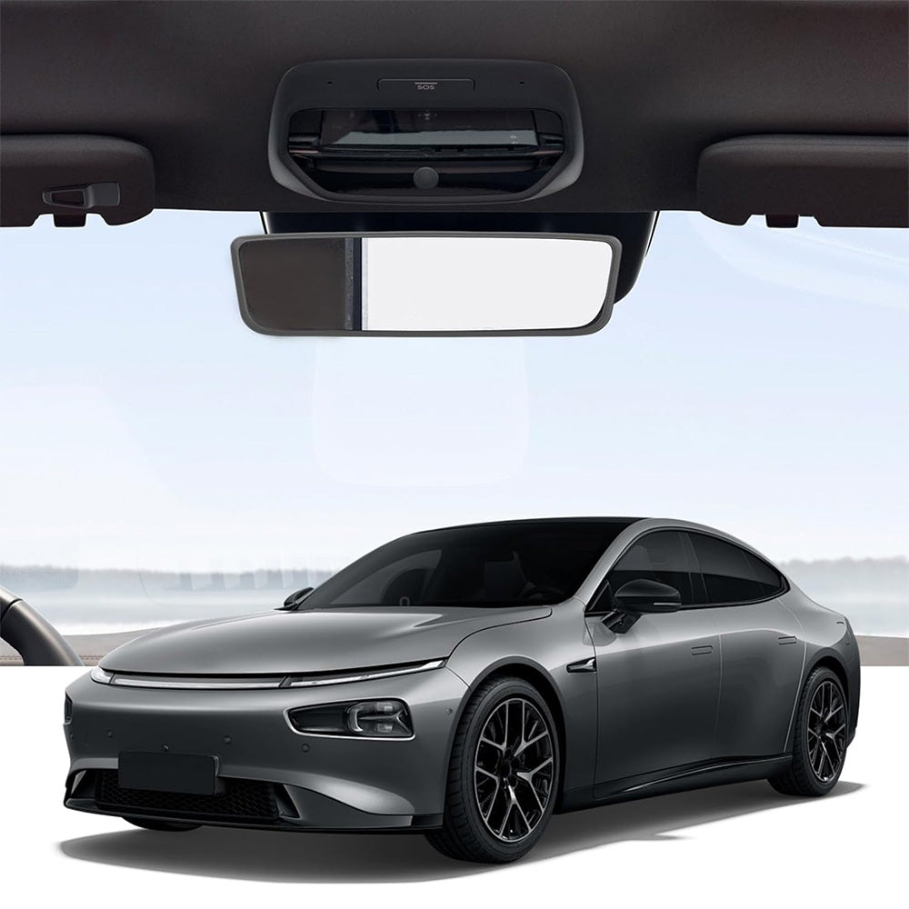 2PCS Silicone Rearview Mirror Edge Protector for Tesla Model 3/Y Black