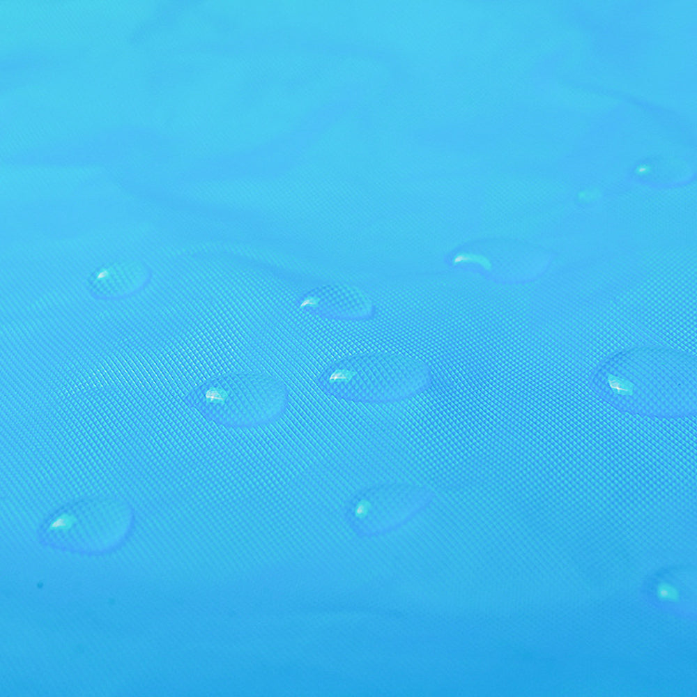 Reusable Unisex Raincoat Non-Disposable Raincoat Waterproof Hooded Poncho Blue