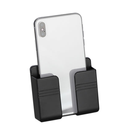 2 Pack Wall Mount Phone Holder with Peel and Stick -Black