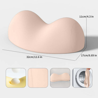 Small Neck Stretcher Pillow Soft Cervical Traction Neck Pillow for Tension Muscle-Pink