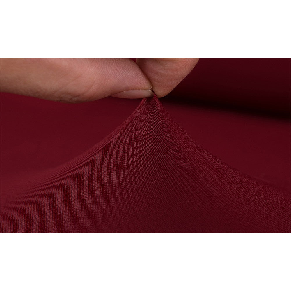 Elastic Stretch Sofa Cover Soft Double-Seater Sofa Cover Non-Slip Sofa Protective Cover -Wine Red