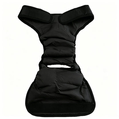 Reusable Dog Diapers Cotton Washable Doggie Diapers-Black