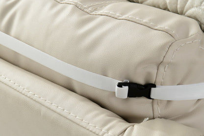 Reclining Couch Slipcovers Soft with Pockets Protector for Pets Kids-Beige