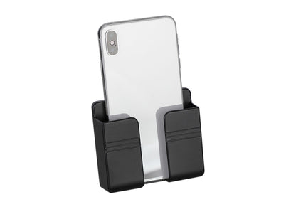 2 Pack Wall Mount Phone Holders - Black