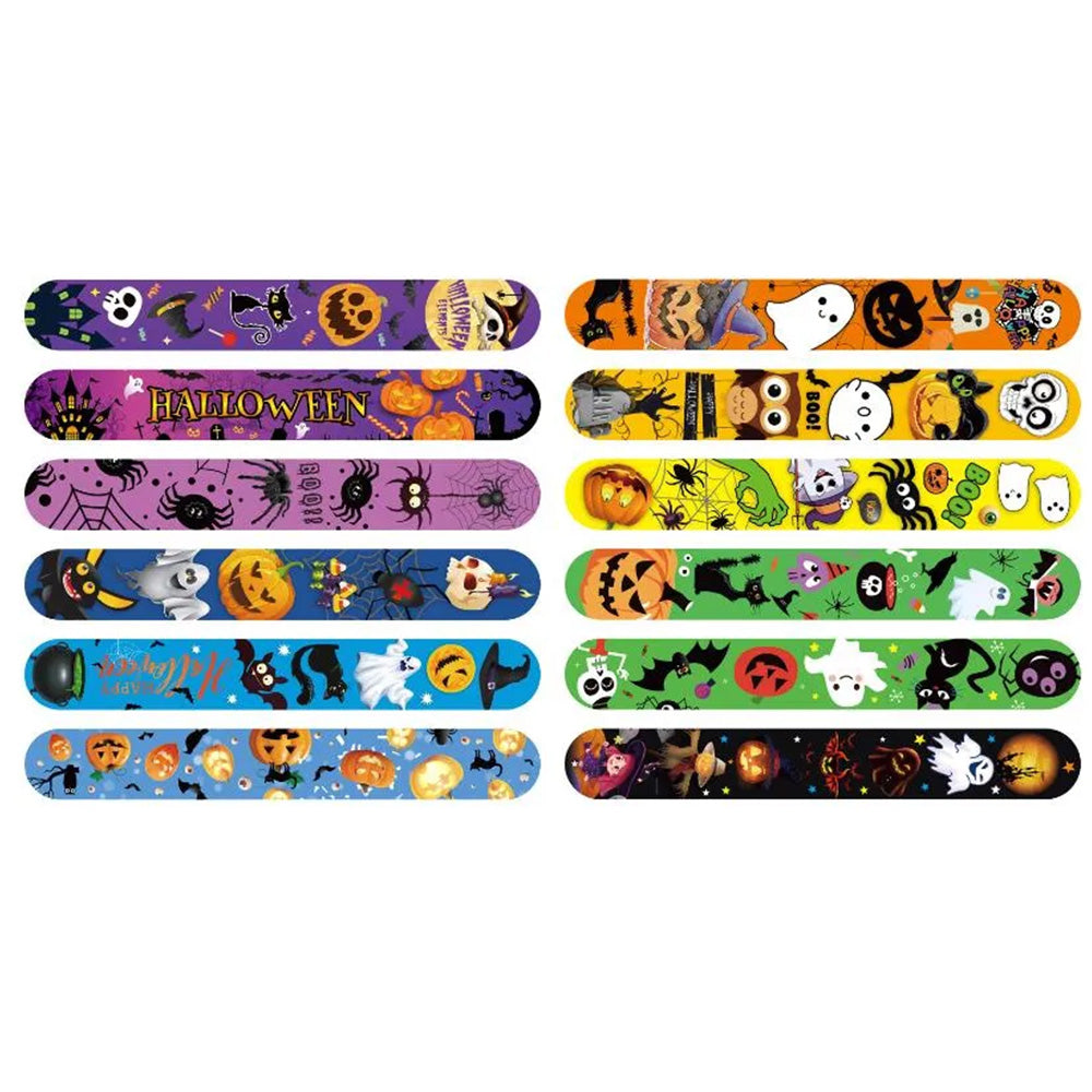 100Pcs Slap Bracelets Party Favors Birthday Gifts Decorations for School Holiday Style 2
