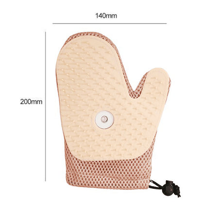 USB Spray Pet Grooming Glove for Cats Dogs - Pink