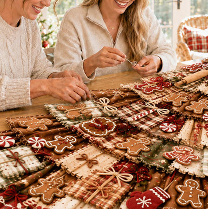 Christmas Tree Door Hanging Kit DIY Quilted Ornament - Red