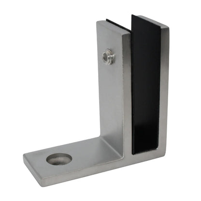 304 Stainless Steel Pool Fence Glass Clamp for 10 to 12mm Panels - Silver