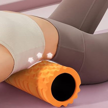 Fitness Foam Roller Set for Deep Tissue Muscle Massage Exercise Massage Rollers Orange
