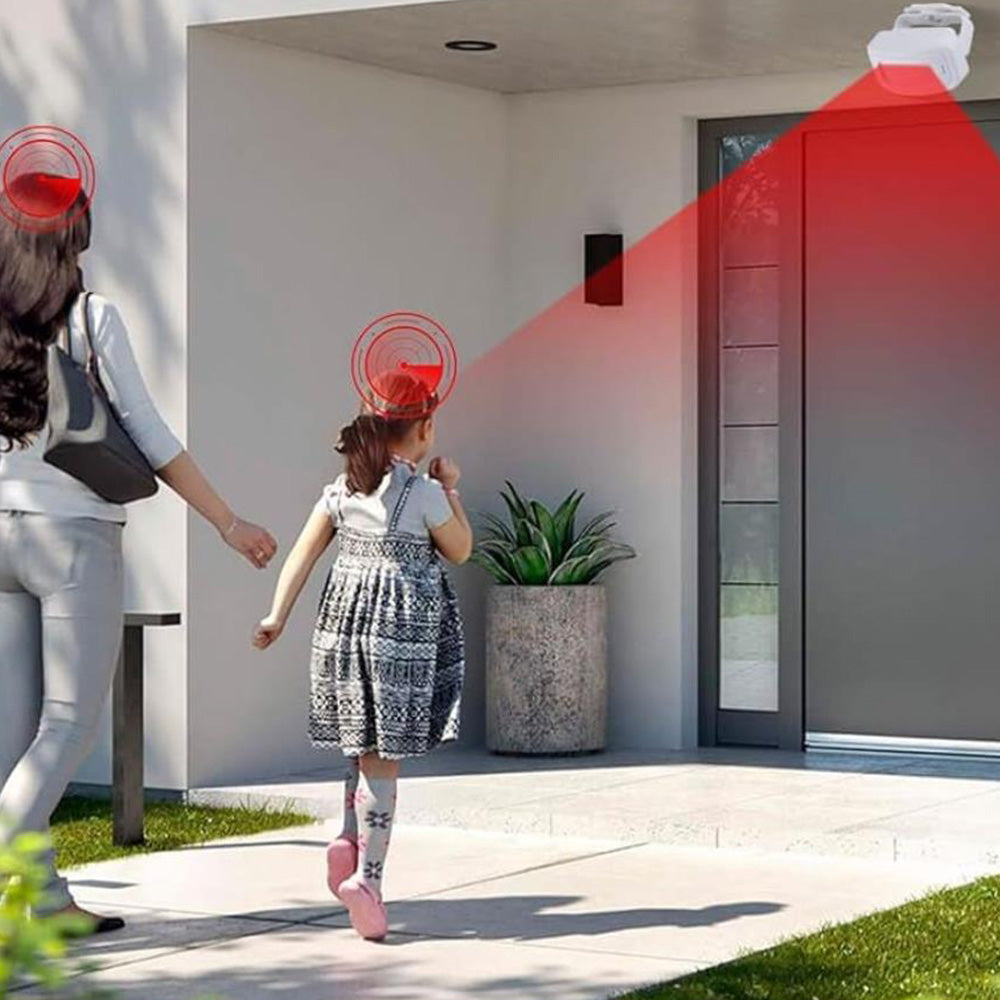 Motion Sensor Welcome Doorbell Wireless Motion Detector Alarm for Home Store Business Caregiver Reminder Style 2