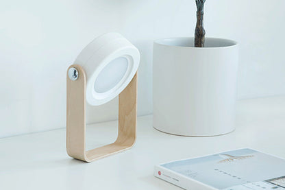 Multi Dimmable Foldable LED Night Light Table Lamp Portable Camping Flashlight-White