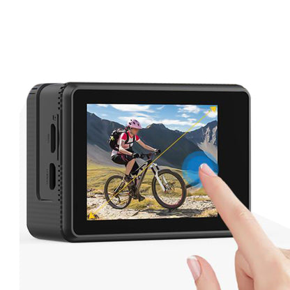 8K 30FPS Action Camera with Waterproof Case Dual Screens and EIS Stabilization